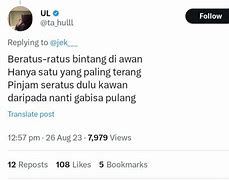 Pantun Pinjam Dulu Seratus Ikan Gabus